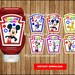 Mickey Mouse condiments bottle wrappers Printable Mickey
