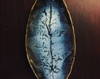 Handmade leaf ring/earing/jewellery holder