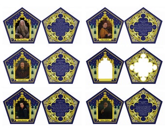 Chocolate box cards collectible cards, schokoladenfrosch honeydukes chocolate cards, not affil with owners harry potter chocolate frog box