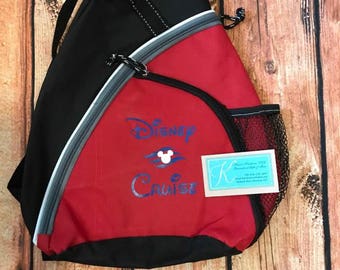 Fish Extender Gift Disney Cruise inspired Sling Backpack