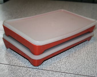 Vintage Red Tupperware