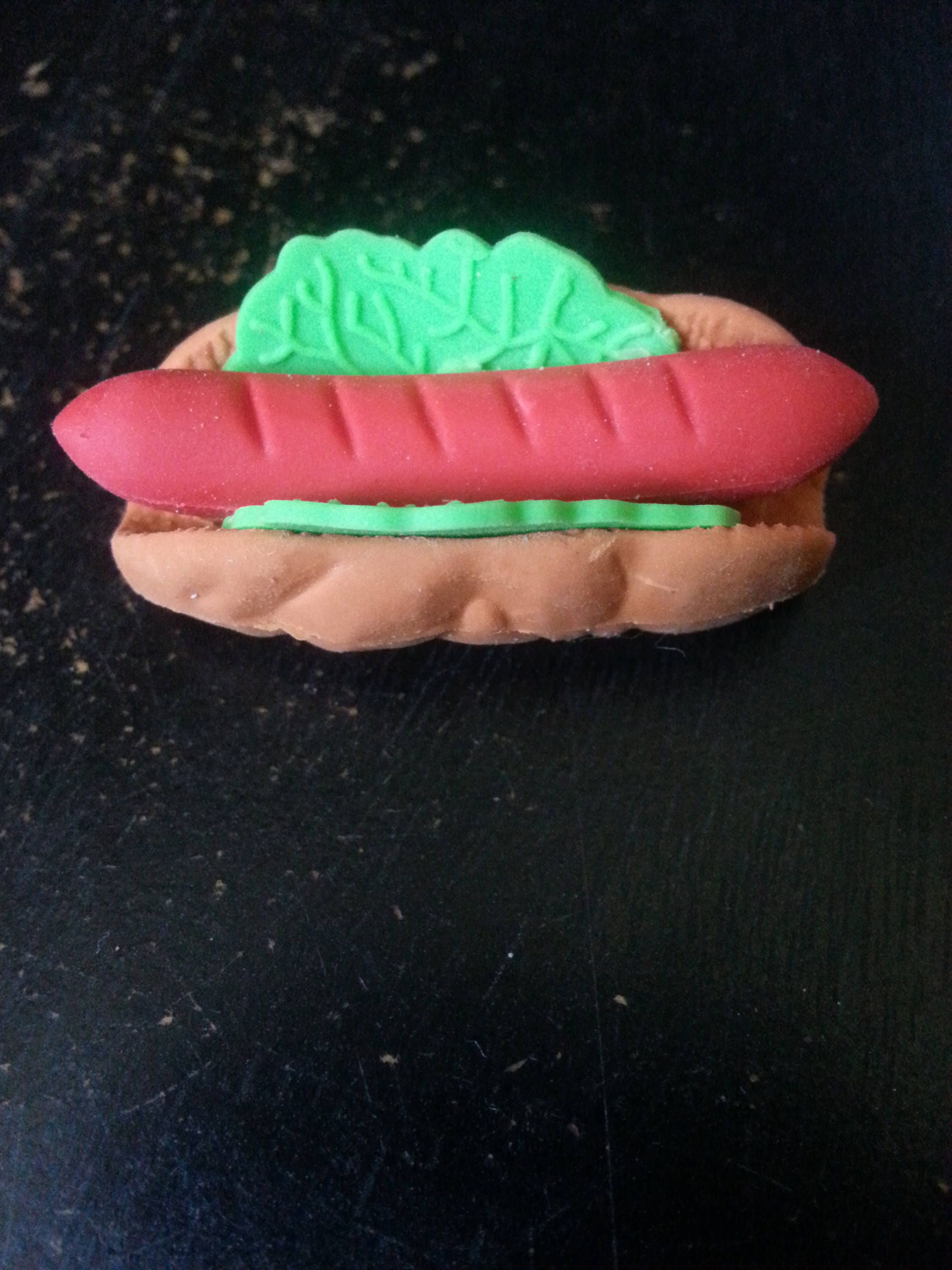 HotDog Eraser Set of 5