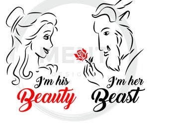 Beauty And Beast Svg 