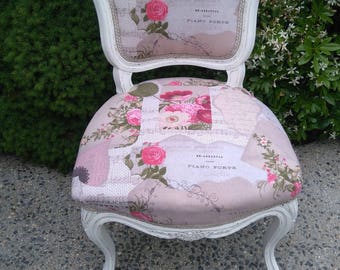 patina antique French Louis XV Rococo Chair