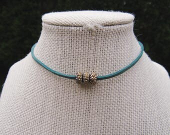 Dazzle Me Choker - Turquoise