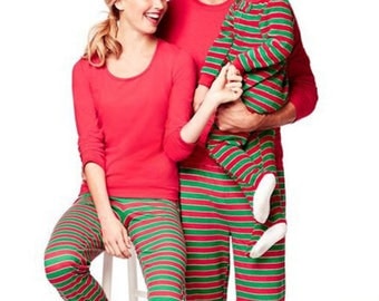 Personalised Family Christmas Pyjamas, Christmas Pajamas, Custom Family Christmas Pajamas, Girls , Boys,