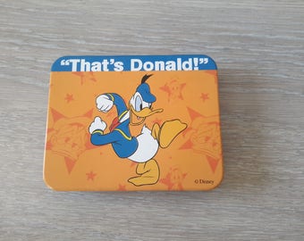 metal representing Donald Duck box