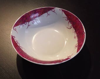 Bowl "shadow" sweet"Plum Gold