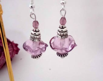 Bohemian lace glass beads