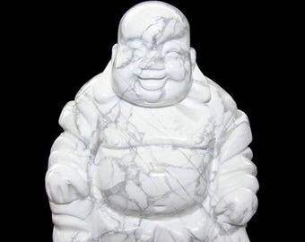 Statuette bouddha chinois rieur en howlite 5cm