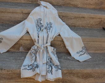 Bathrobe Turkısh,Peshtemal,Turkish Cotton Bathrobe and Beechrobe