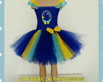 TUTU dress child bridesmaid Dory