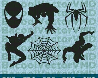 Spiderman SVG Pack - Spiderman Clipart - Spiderman Cut Files - SVG Files For Silhouette - Files For Cricut - Cuttable design - Spiderman