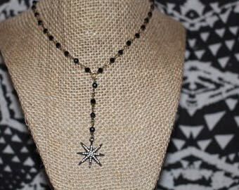 Starburst in midnight black