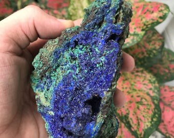 Azurite malachite specimen