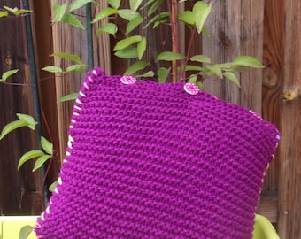 Wool pillow cover