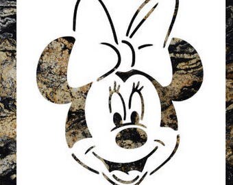 Minnie mouse stencil | Etsy