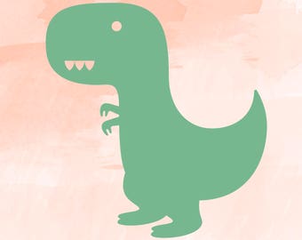 Free Free 329 Baby Dinosaur Svg Cute T Rex Silhouette SVG PNG EPS DXF File