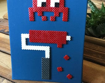 Pixel art canvas picture