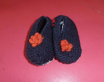 mixed slippers size 23 Navy