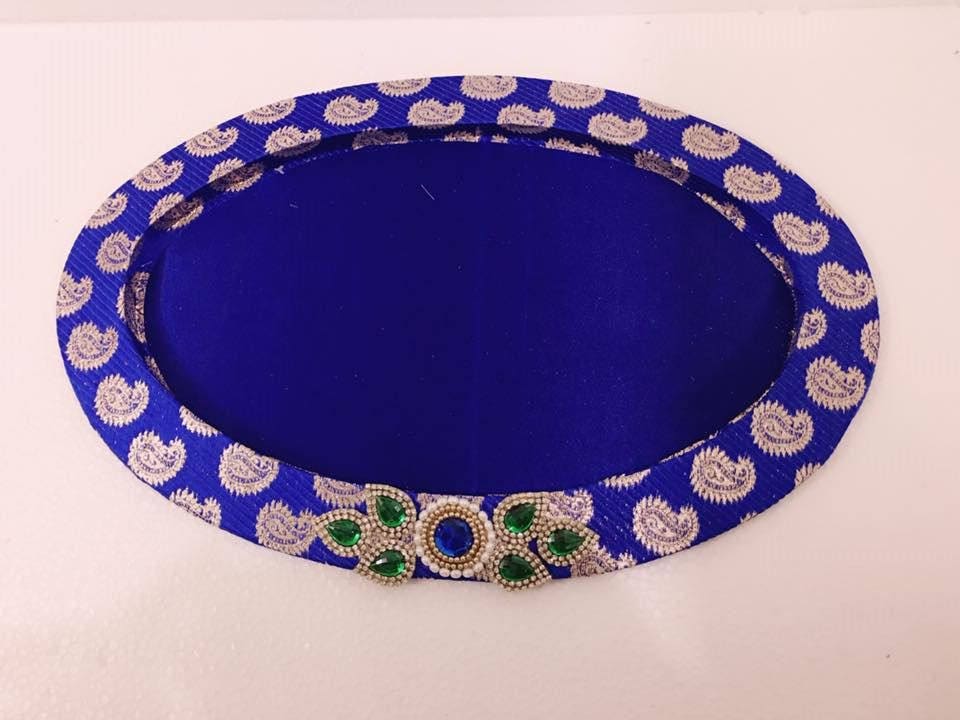 Indian Wedding Tray Decoration Indian Wedding TrayDiwali trayDecoration trayOval shapeBrocade 10 Indian Wedding Tray Decoration Indian Wedding TrayDiwali trayDecoration trayOval shapeBrocade 10