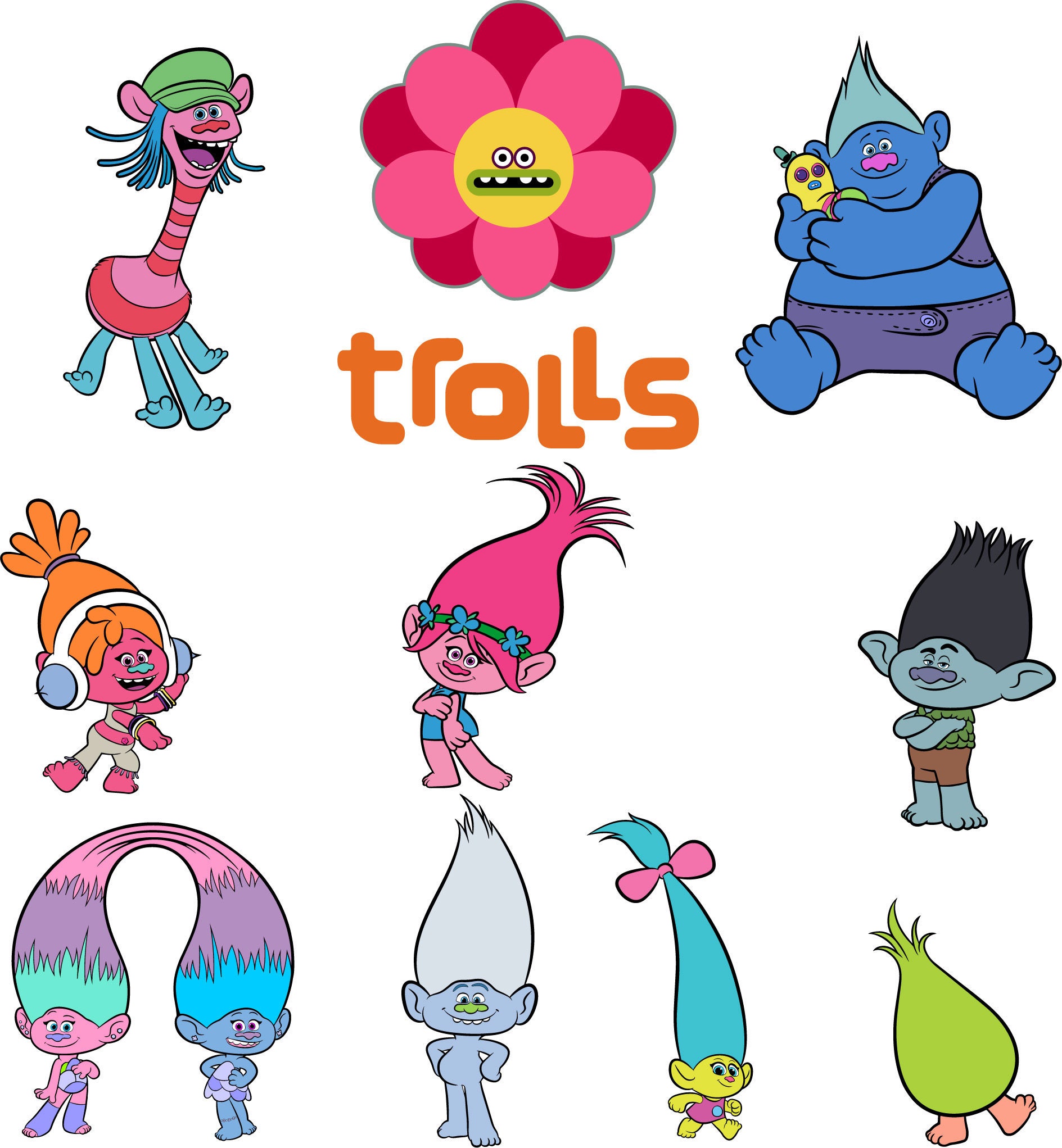 Trolls. Svg.Dfx.Eps.Pdf.Png.