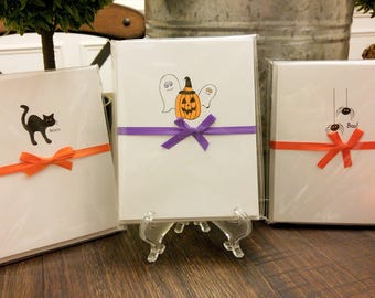 Halloween note cards | Etsy