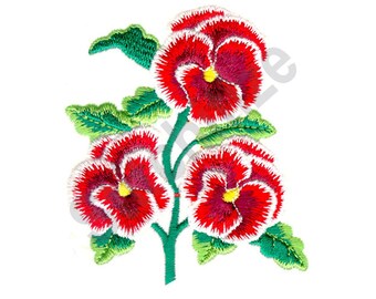pansy flower embroidery designs free download