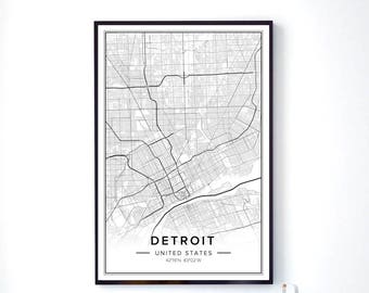 City map Detroit Michigan 4 10 PDF
