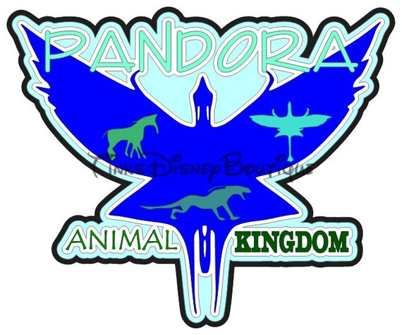 Disney Pandora SVG Animal Kingdom Title Scrapbook WDW Cut File