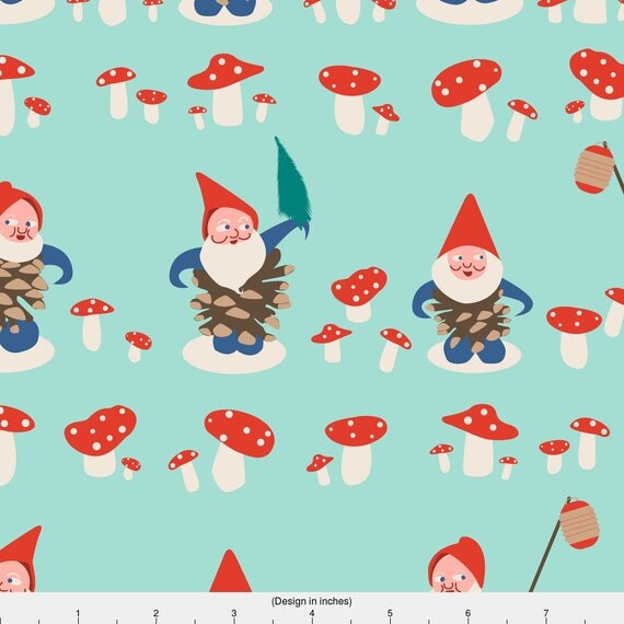 Christmas Gnome Fabric Pine Cone Gnomes By Mandasisco