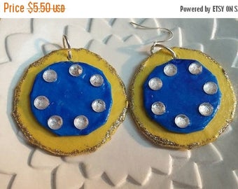 super sale paper mache earrings