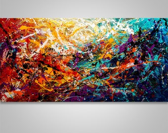 Abstract Painting, Palette Knife Painting, Abstract Wall Art, Home decor, Modern Art, Art, Acrylic, Wall Art, Canvas Art, Catalin Art