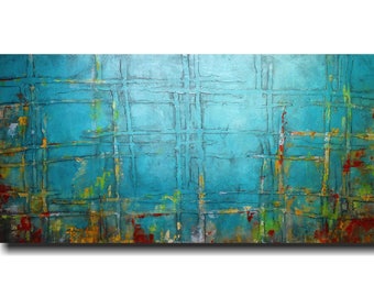 Art painting Jmjartstudio Original Painting 24 X 48 Inches -------Forseen -----