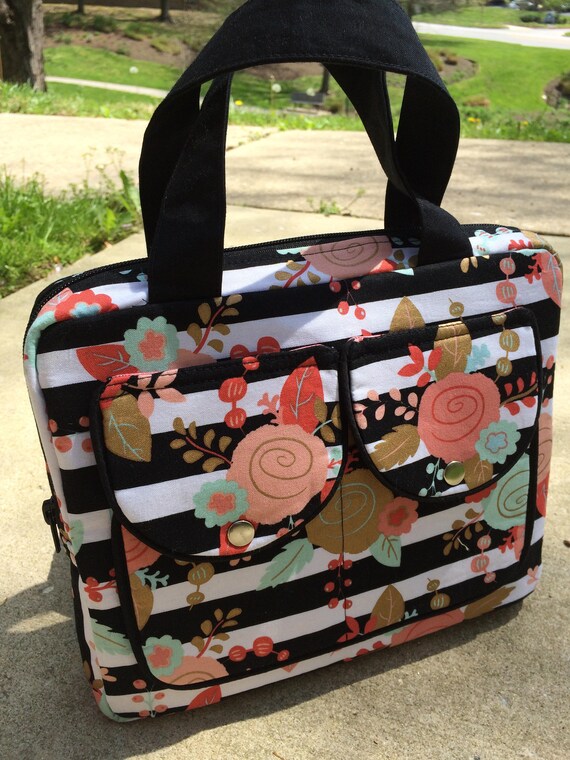 Planner tote bag Erin Condren Happy Plum Paper Planner