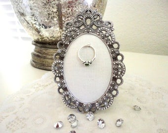 wedding ring holder oval diamond ring frame bridal shower gift engagement ring holder - Wedding Ring Holder wedding ring holder oval diamond ring frame bridal shower gift engagement ring holder - Wedding Ring Holder