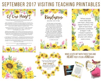 September 2017 Visiting Teaching Message Printable Instant Download - LDS - Mormon - VT Message