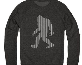 End of Summer SALE Sasquatch Sweater - Crewneck Sweater - BigFoot - Sasquatch - Tri blend - Soft Sweatshirt - Unisex