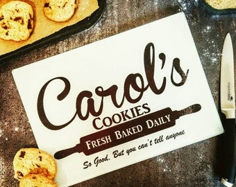 Carol's Cookies - The Walking Dead - Glass Chopping Board