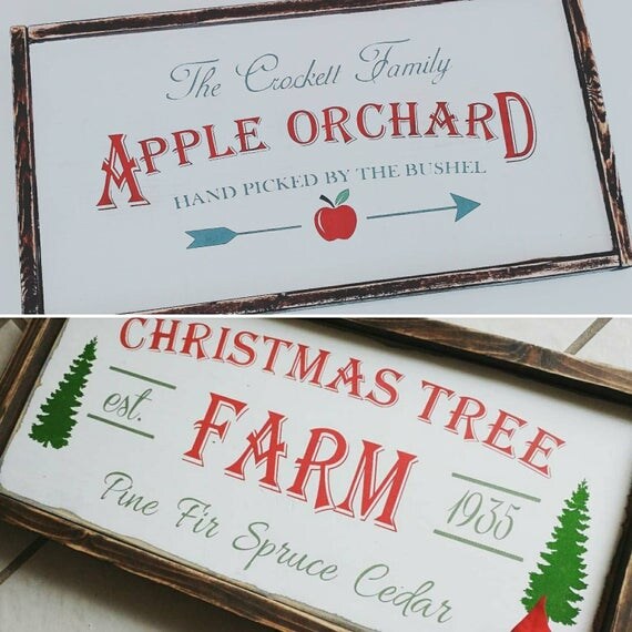 items similar to apple orchard sign christmas tree farm items similar to apple orchard sign christmas tree farm