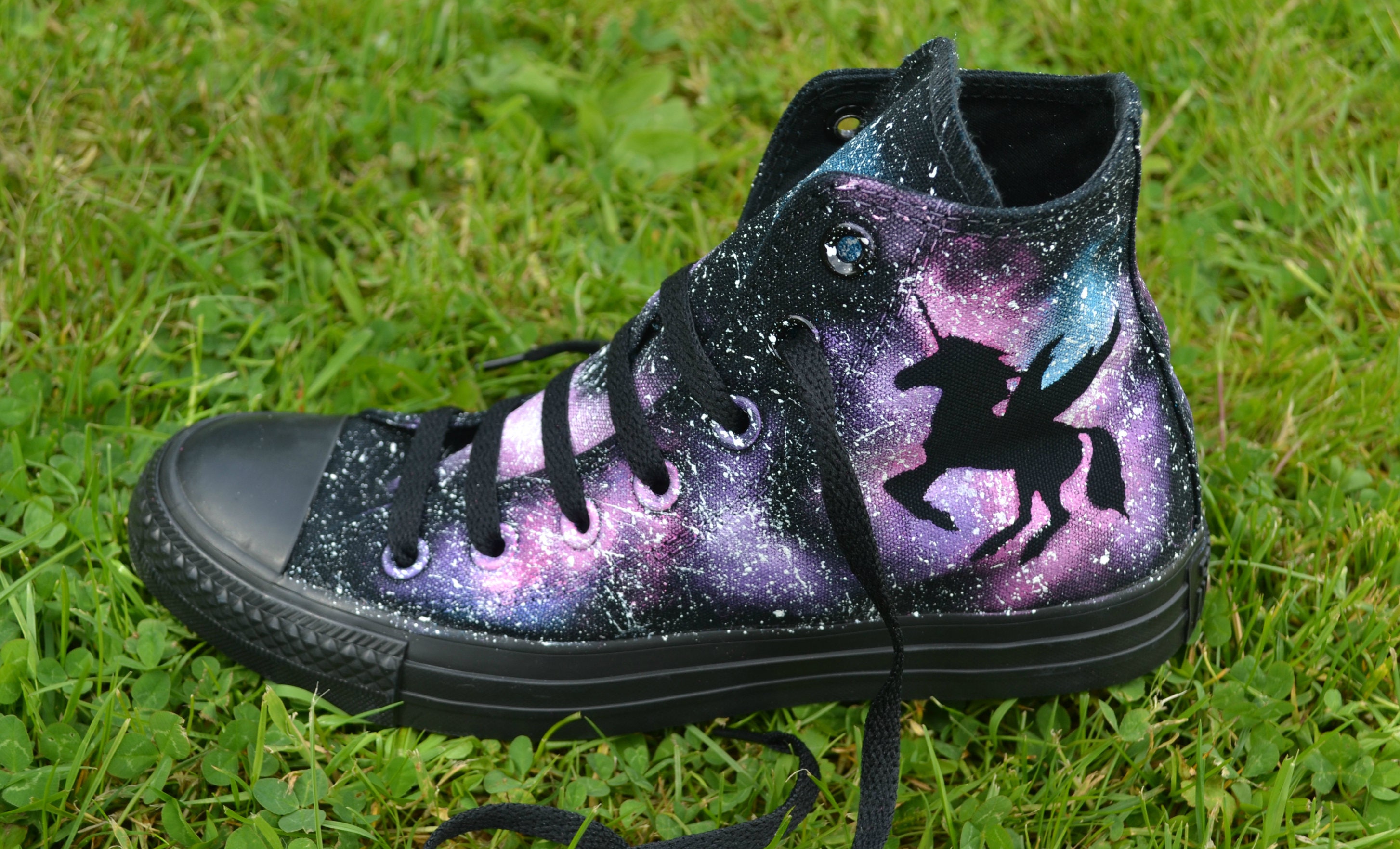 Pink Unicorn Converse Unicorn Converse Pink Galaxy Custom