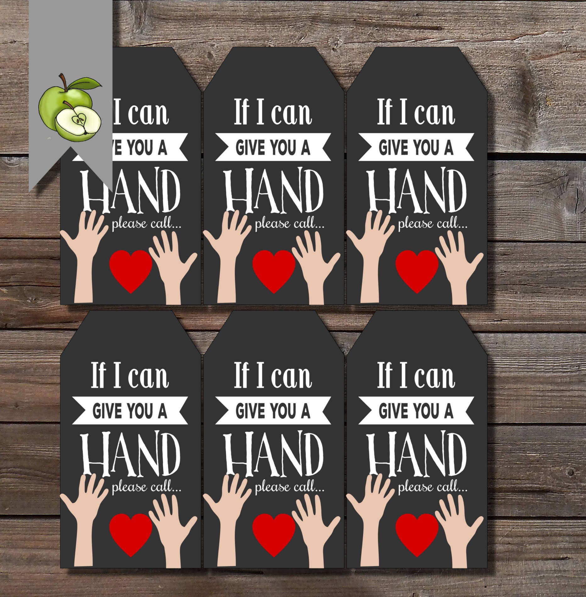 hand tag If I can give you a hand please call class mom