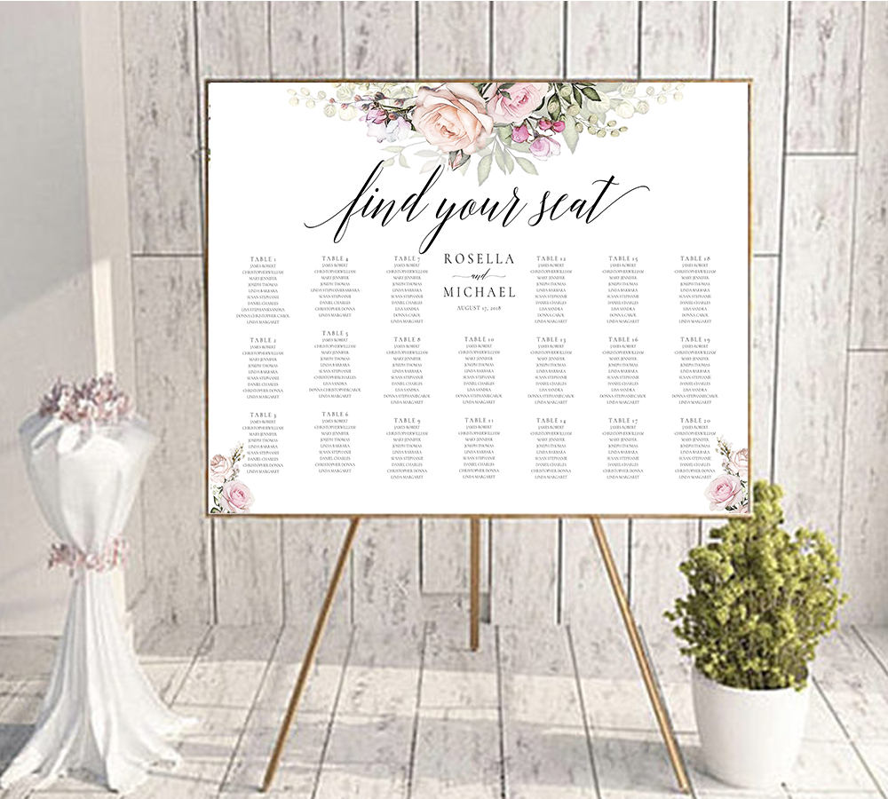 wedding guest seating chart narco penantly co