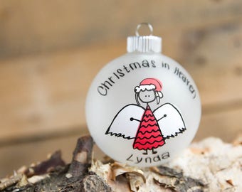 Christmas in Heaven Christmas Ornament - Personalized For Free