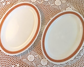 Pyrex Bronze Tableware Platters - Set of 2