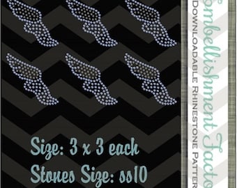 ON SALE NOW Instant Downloadable Rhinestone pattern- Mutli pack of track designs- Diy 13-18