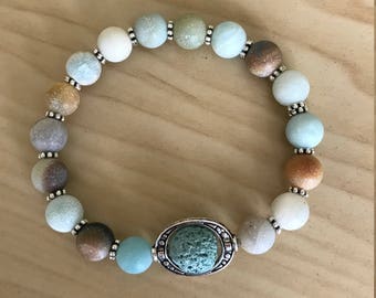 Amazonite Essential Oil Bracelet