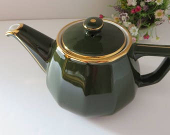 Grande Théière vintage APILCO en porcelaine blanche