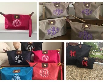 Nylon Monogram Clutch - Preppy - Monogram Clutch - Fall Colors