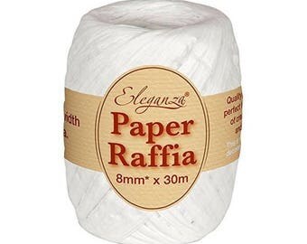 8 mm white raffia Ribbon